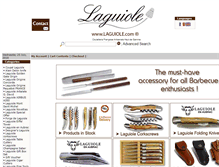 Tablet Screenshot of laguiole.com